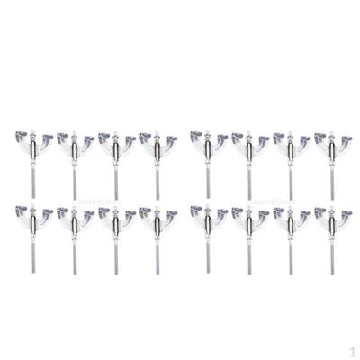 16x Bass Drum Claw Hook with 100mm X 6mm Tension Rods for Assembly Repair