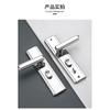 Household Universal Door Lock Set, Stainless Steel Thickened Multifunctional Anti-theft Door Handle