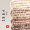 Women's Coral Fleece Knee Pads: Warm, Thickened Over-the-Knee Leg Warmers for Autumn and Winter.