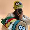 Adorable Cartoon Knit Beanie Hat For Women Warm Ear Protection Winter Headwear
