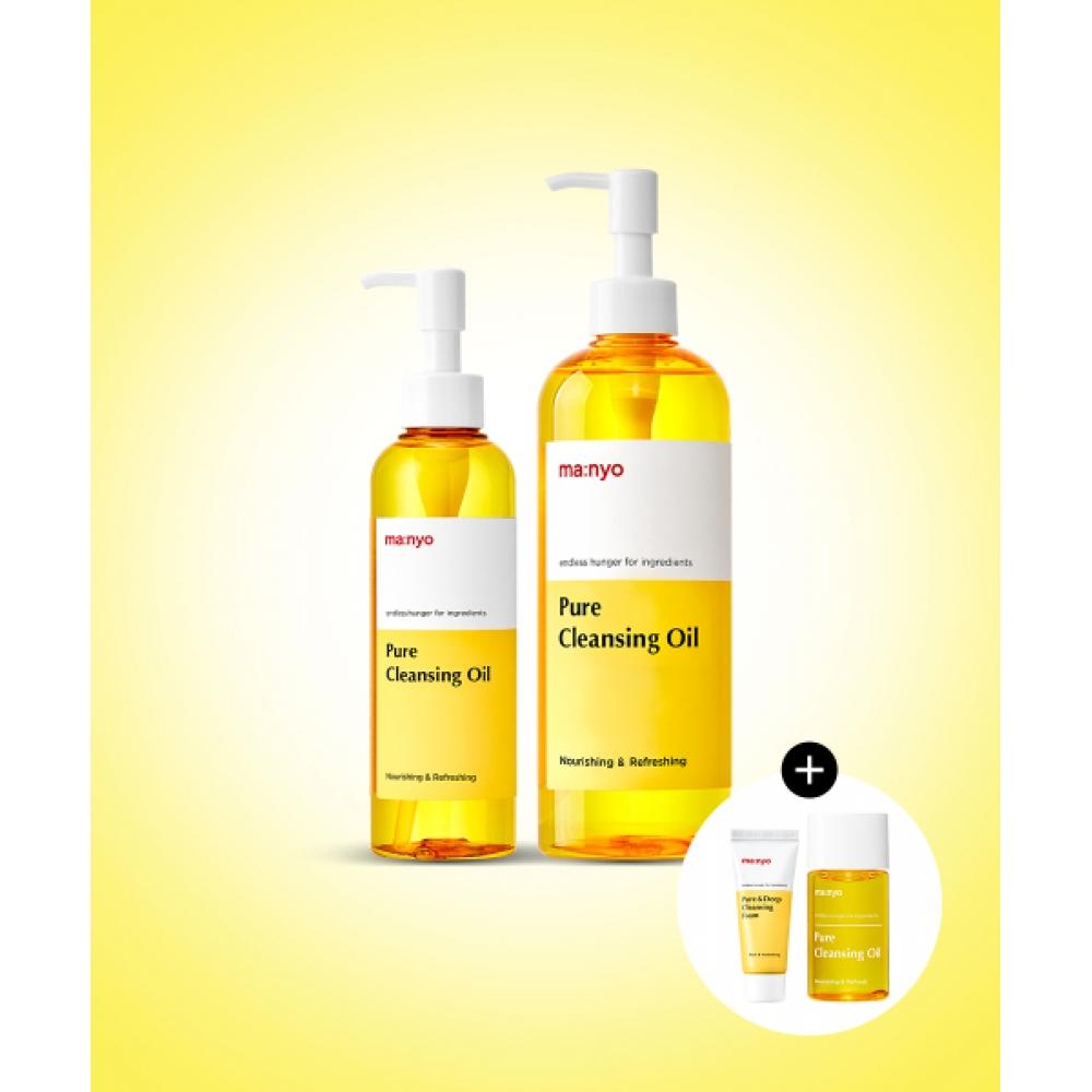 Manyofactory [large Volume] Pure Cleansing Oil 400ml   200ml  +travel Oil 25ml   Cleansing Foam 20ml Extra Gift none