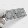 3D Metal Car Sticker Class ONE Letter Emblem Badge Side Fender Rear Trunk Head Window Decal Motorcycle Accessories Decoration