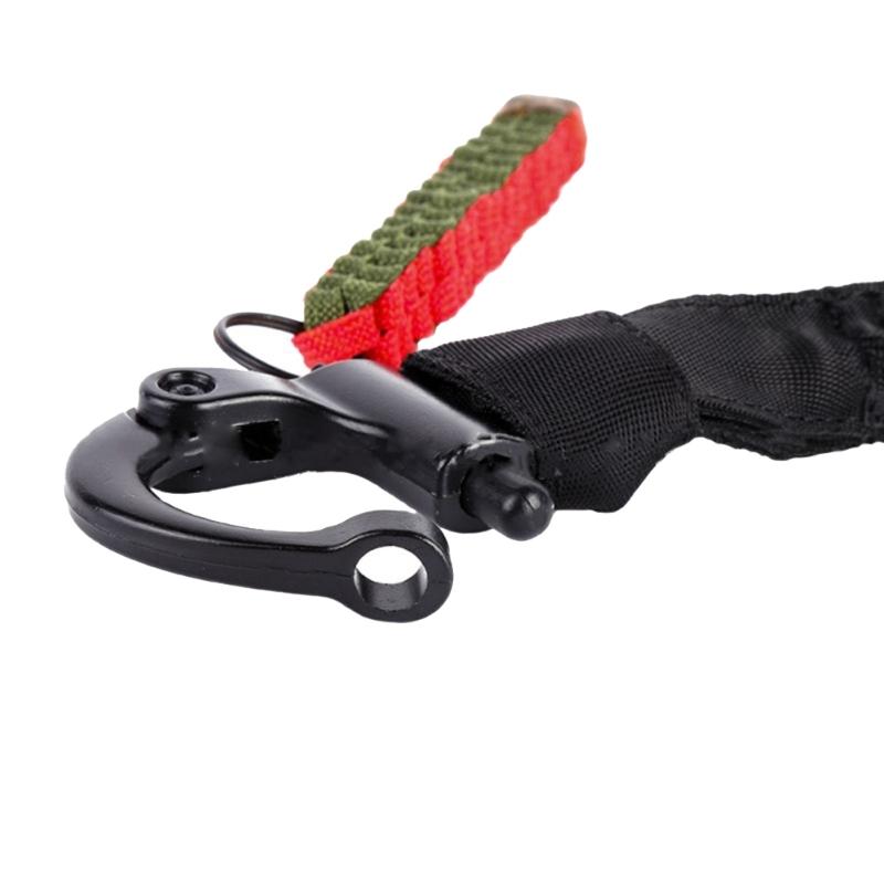 Quick Release Retractable Safety Sling Lanyard Adjustable Safety Rope Sling Nylon Belt Tactically Protective Sling