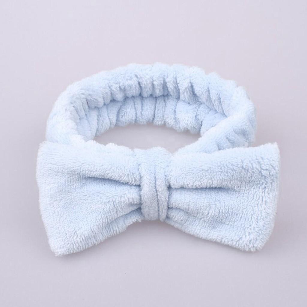 Fashion Velvet Hairband Solid Bow Knot Women Hair Ring Head Hoop Girls Headband