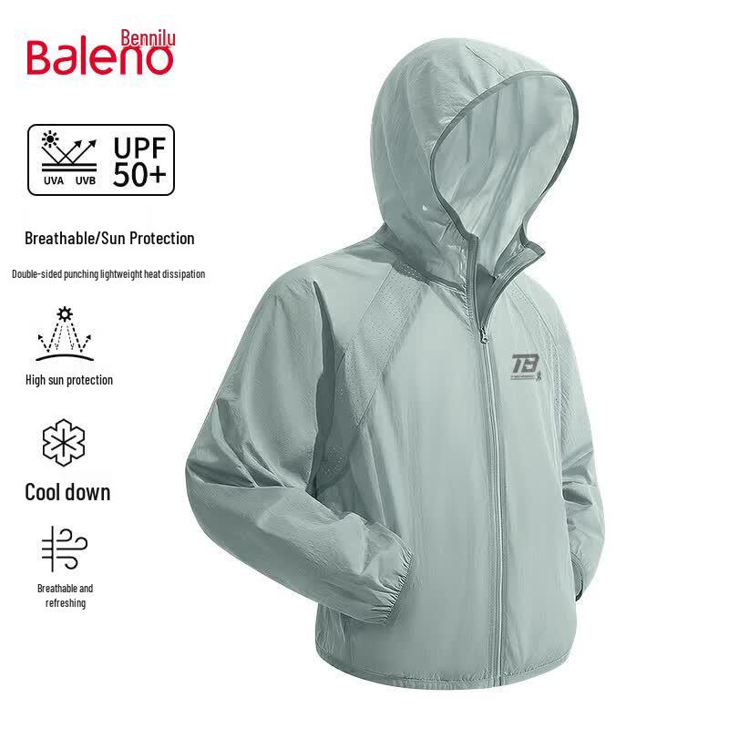 Baleno Men s Hooded Ice Silk Sun Protection Jacket 3XL