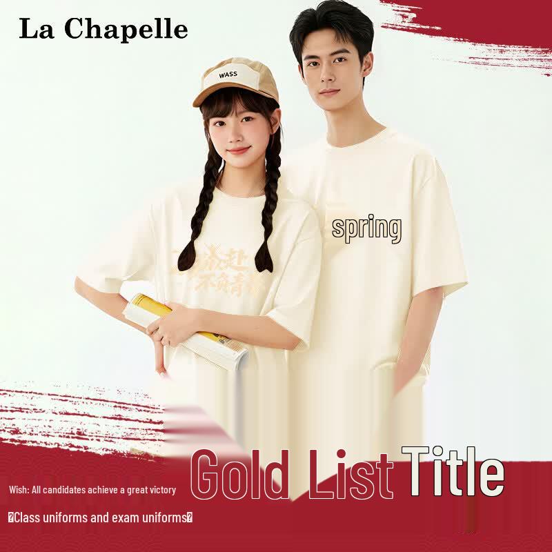 La Chapelle Unisex Go All Out Cotton T-Shirt L