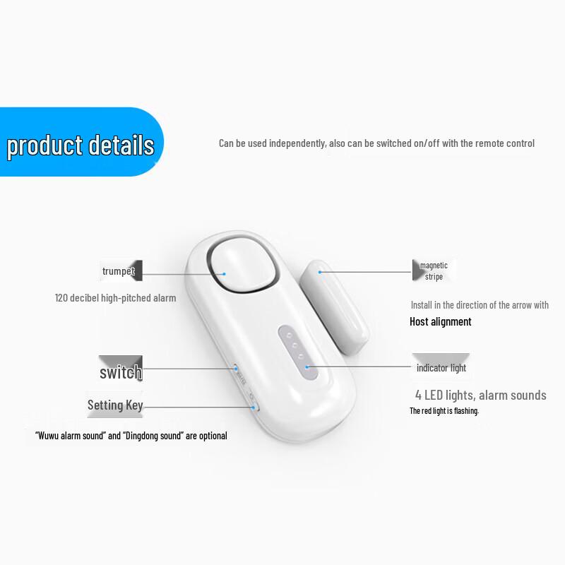 Lingfang KR-D2 Door Sensor Alarm