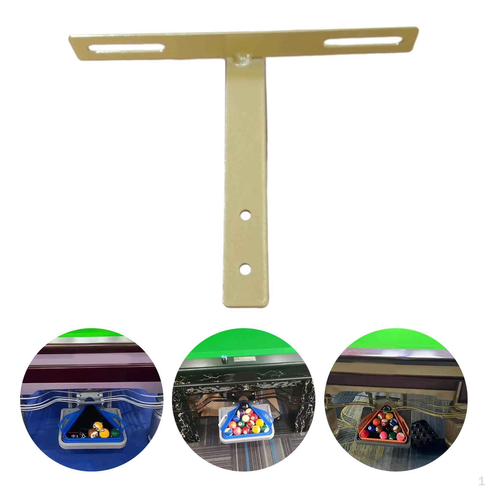 Подставка для бильярдных шаров, соединительный элемент для коллектора, прочный кронштейн для держателя для клуба золотой