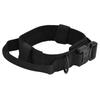 Collier de traction pour chien avec boucle Nylon Fer Entraînement Chasse Collier Accessoire pour animal de compagnie pour extérieur Noir M