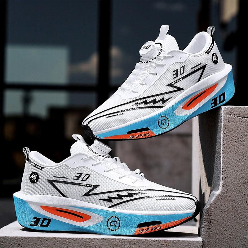 Youth style shoes Kids Lightweight Running Shoes With Full Carbon Plate Cushioning Breathable Mesh Upper Boys Girls School Sports