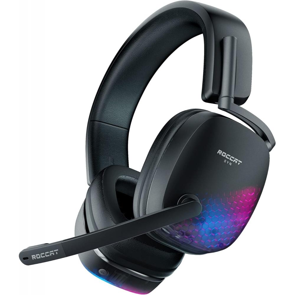 Roccat Gaming Headset Syn Max Air Black Pc Ps5 Ps4 Switch 3d Audio