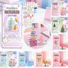 3D-Sticker Einfache DIY-Montage Kristall-Miniatur-Szenen Aufgestapelte Puffy-PVC-Dekorationssticker für Kinder Erwachsene