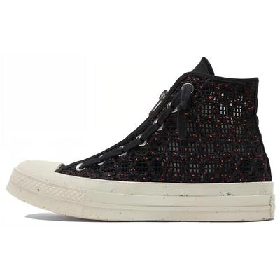Chuck Taylor All Star 70 Hi Speckled Black Crochet Women's