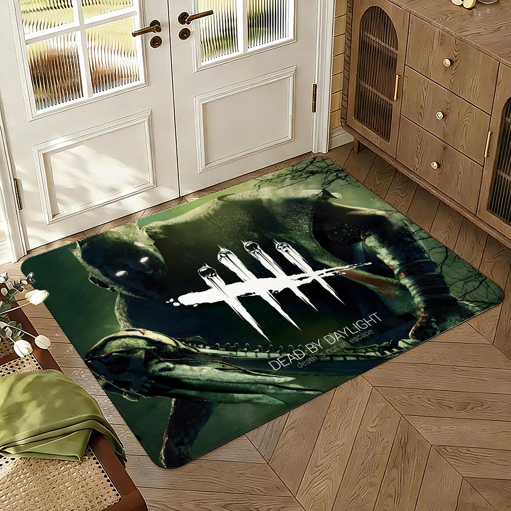 Game D-Dead By Daylight Floor Mat Soft Thickened Absorbent Non-Slip Bedroom Living Room Door Mat Home Decor Flannel Rugs