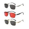 Spring Style 3Pcs/set Rectangle Sunglasses Fashion Metal Frame Women Men Ellipse Sun Glasses for Female Male Square Sunglasses
