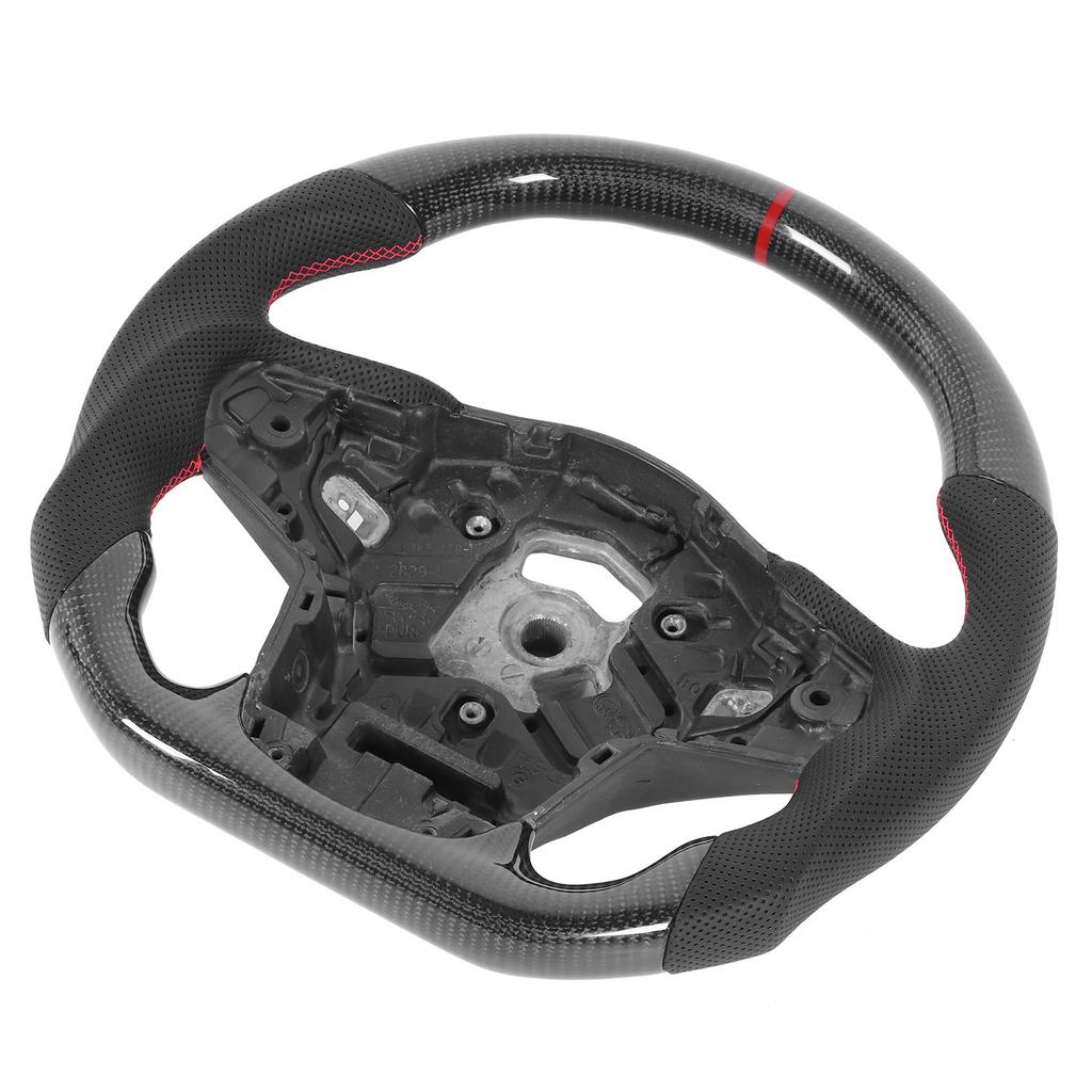 Carbon Fiber Steering Wheel Nappa Perforated Leather Fit for GR Supra A90 2020+