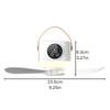 Portable Ceiling Fan Mini USB Camping Tent Fans Light with Remote Smart Timingr 4 Adjustable Wind Speeds for Outdoor Dorm, Tent Fan, Outdoor Cooling