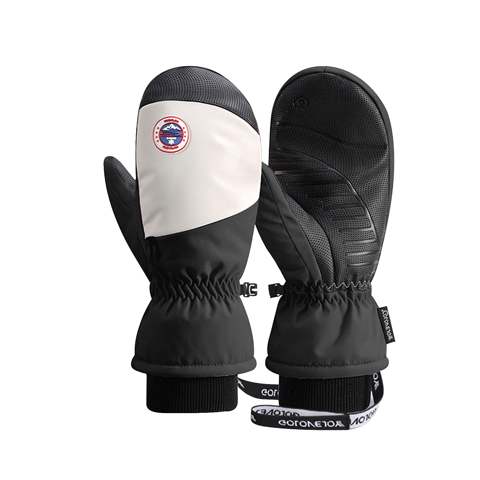 ZVCXOE Сноубординг Outdoor Лыжный Спорт Снег Outdoor Сенсорный Экран Холодный Снег Снег Унисекс Мужские Перчатки, Перчатки, Перчатки, Перчатки, Многоцелевые Активности, чёрный