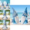 Ocean Adorable Inspired Rudolf Figurine With Knitted Hat For Festive Decorations Home