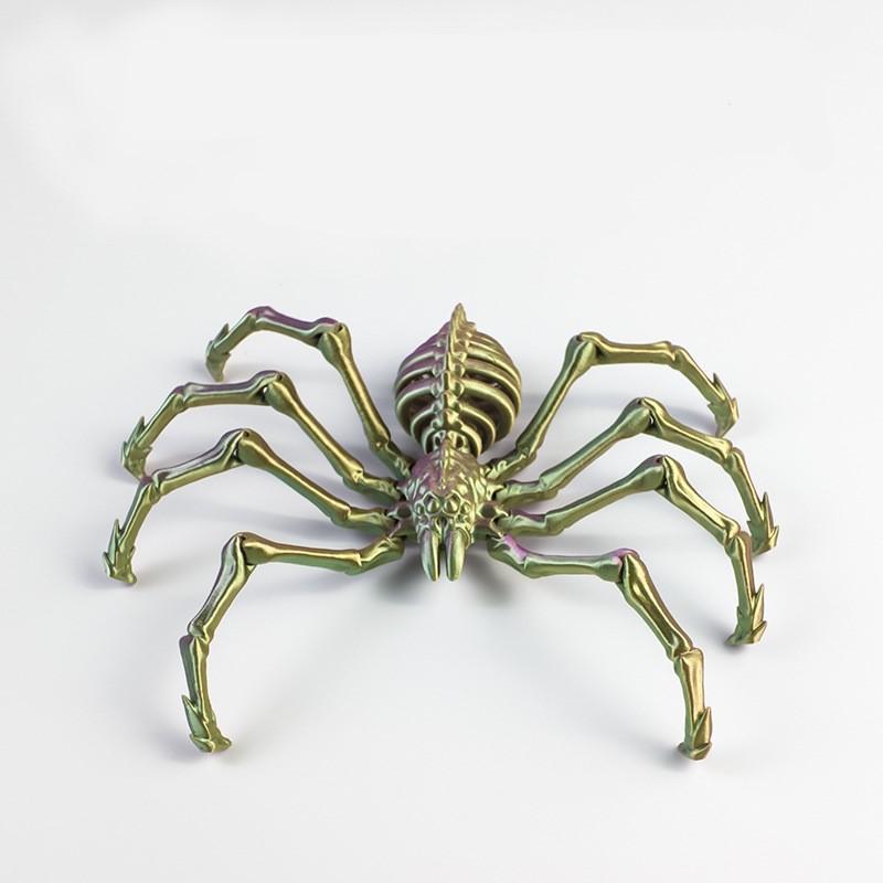 3D Printed Spider Simulation Toy Movable Joints Creative Model Desktop Decoration Collection Ornaments Gift