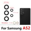 5Pcs,For Samsung A03 Core A33 A53 A73 A32 A52 A72 A82 S21 S22 Plus S21 Ultra FE Rear Back Camera Glass Lens With Glue Adhesive