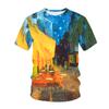 Summer Casual Men's 3D Printed T-shirt Short Sleeve Round Neck Fashion Natural T-shirt Men's T-shirts Tops