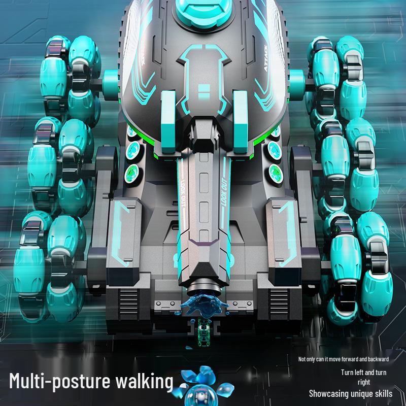 Tanc de cascadorii off-road cu telecomandă, cu detectare prin gesturi și cățărare cu șase roți