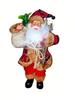 1pc Festive 12-inch Classic Santa Claus Statue: Golden and Silver White Christmas Decorations for Home, Kitchen, Hotel, and Offi