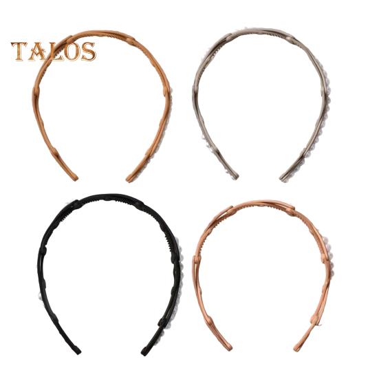 

4 шт. обручи для волос, выдвижные карманные повязки на голову, нескользящие телескопические обручи для волос, легко носить, складные повязки на голову, аксессуары для волос 4pcs