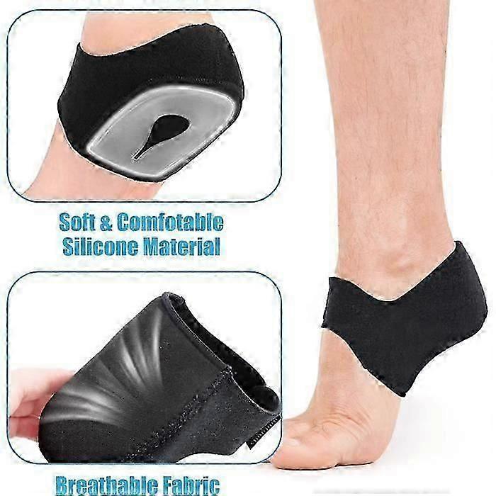 Pair Heel Spur Heel Protectors Shoes Silicone Heel Protectors Heel Spur Insole For Men and Women