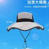 Hat women's summer sun protection visor sun hat outdoors cycling big eaves hat bucket hat neck protector folding hat
