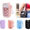 Universal Silicone Sleeve for Power Mist & Glow Mist Bottles Quick Install with Portable Hook Design Easy To Carry