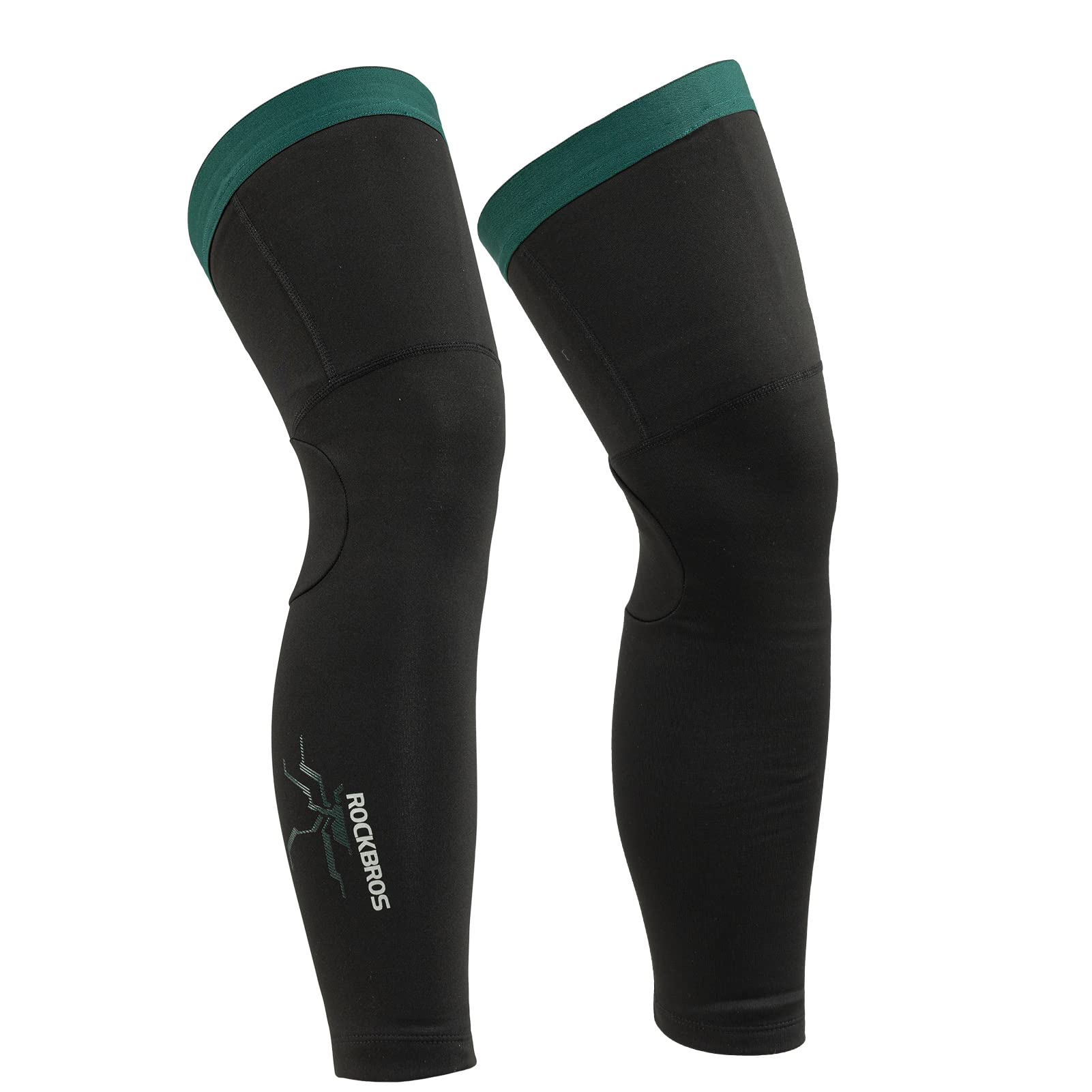 

ROCKBROS Leg Leg Cold Long Outdoor Unisex for Men and Women Warmers, Fleece-Lined Covers, Protection, Windproof, Warm, Breathable, Stretchy, Non-Slip,