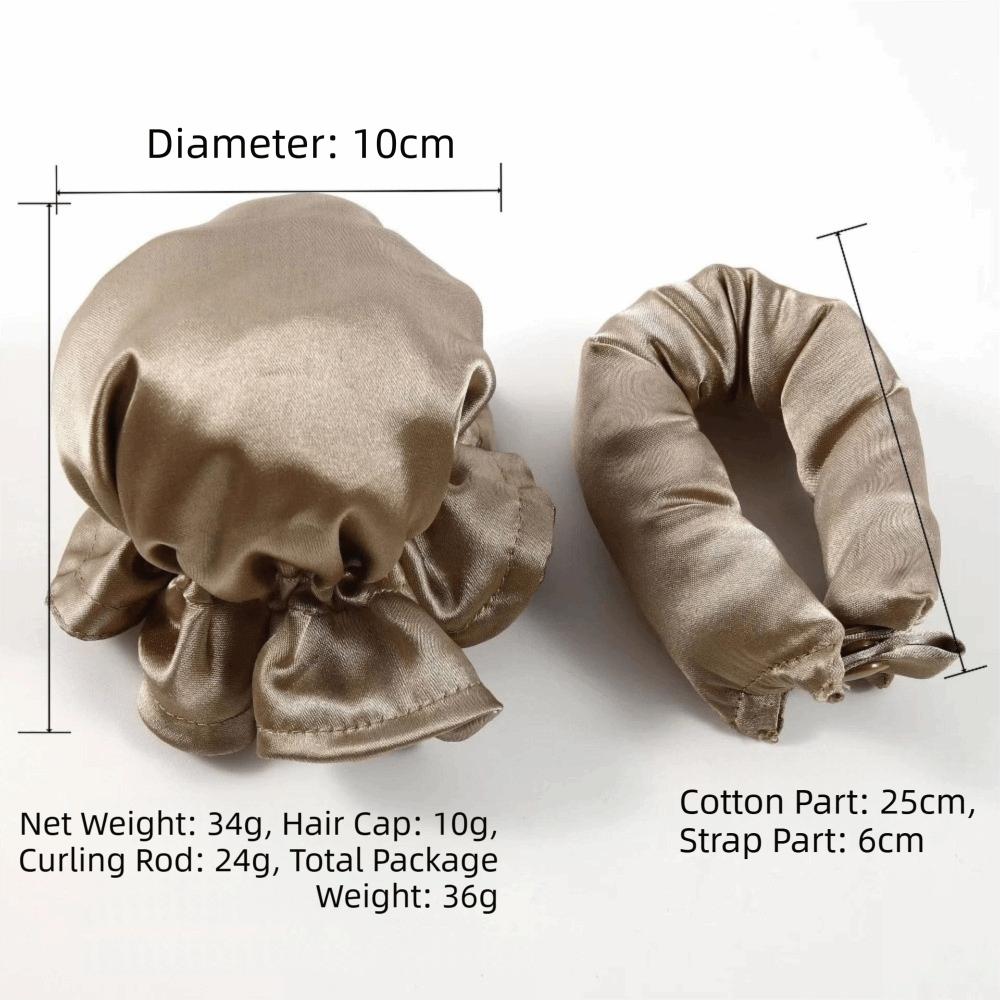 2Pcs/Set DIY Heatless Curling Rod Set Hair Styling Tools Hair Caps Hair Curlers Styling Tools Pillow Soft Rollers
