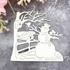 Christmas Snowman DIY Knife Mold Handicraft Mold Embossed Carbon Steel Knife Mold Cut Die Scrapbook