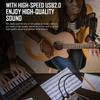 Easy to Use Sound Recording Interface for Various Skill Levels in Home or Studio Settings