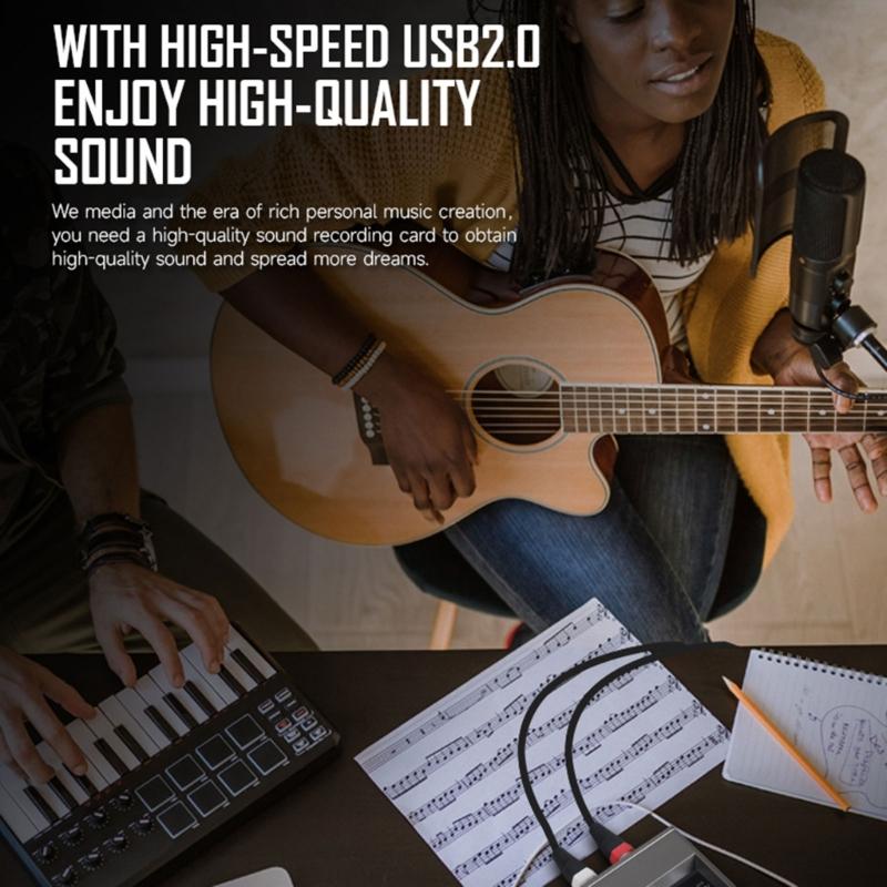 Easy to Use Sound Recording Interface for Various Skill Levels in Home or Studio Settings