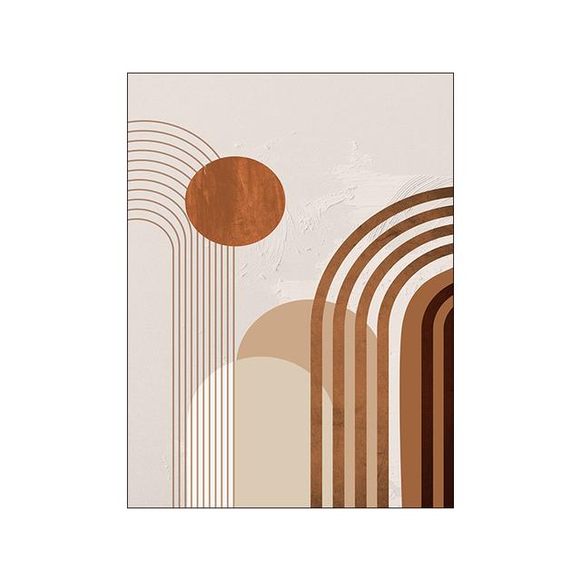 Abstract Geometry Picture Canvas Painting Wall Art Minimalist Line Poster and Print for Modern Home Decor Living Room Design