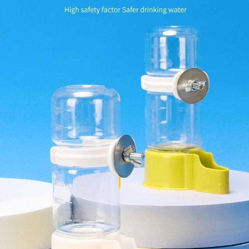 2PCS Automatic Auto Waterer For Parrots Budgies Cockatiels Safe Plastic Water Dispenser Feeder Easy Maintenances