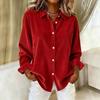 2026 European Women's Corduroy Casual Shirt - Autumn/Winter New Arrivals