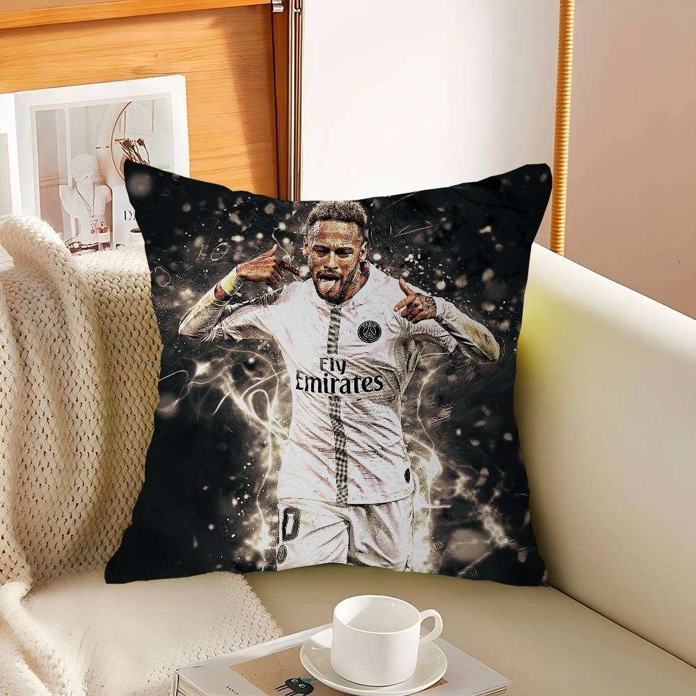 Football N-neymar Stitch Lucky Dragon Pillow Cover Sofa Cushion Cover Home Room Decoration Children Gift
