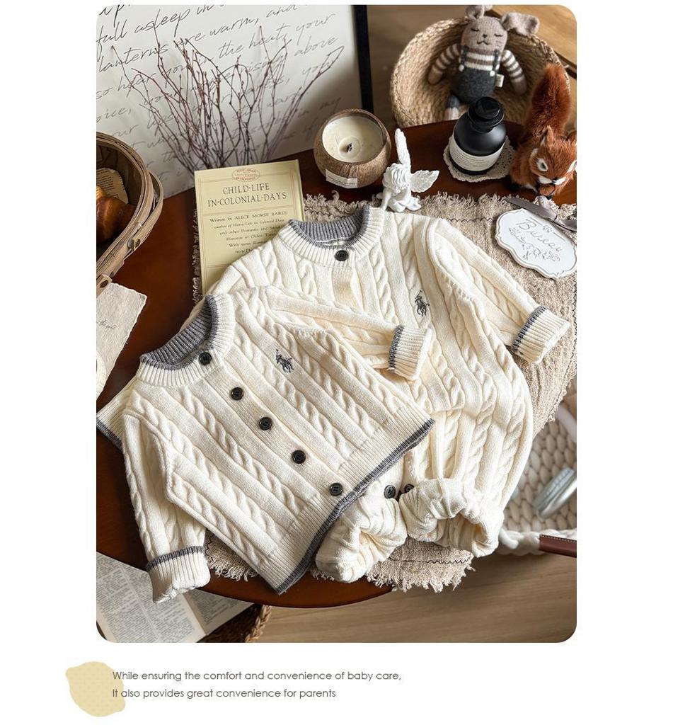 2025 Autumn/Winter Stylish Baby Jumpsuit Romper - Long Sleeve Outdoor Wear for Young Babies