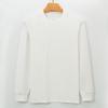 Men Thick Solid Long Sleeve Crew Neck Casual Bottoming T Shirt