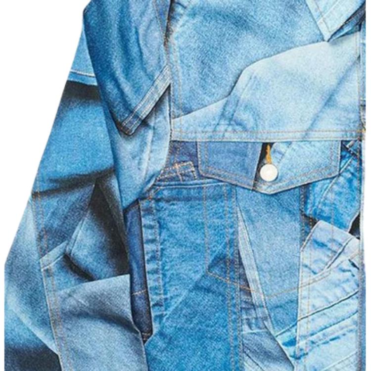 Palace Double Denim Jacket Blue Men Outerwear P19D012