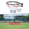 45cm Basketball Hoop for Wall Mounting with Net Sports Activities
