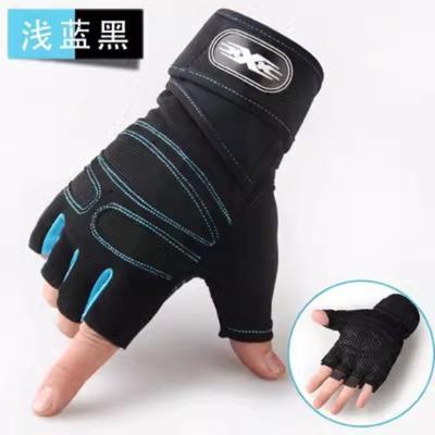 Half Finger Workout Gloves for Fitness and Outdoor Activities with Adjustable Wrist Strap and Breathable Material for Enhanced Grip and Comfort