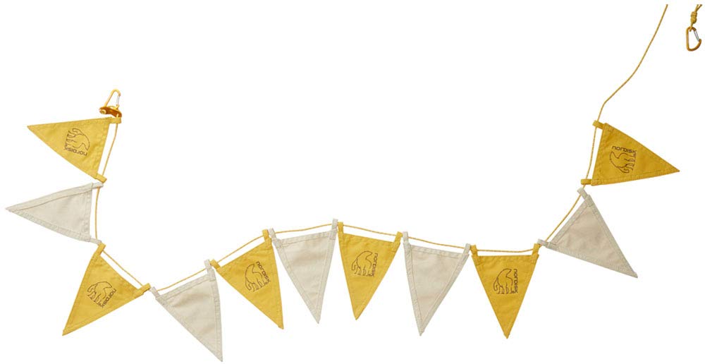 NORDISK Outdoor Camping Flag Line 2 Pieces Mustard Longest 270cm Genuine 148092 Tent/Tarp 2.5mm [Japanese Product]
