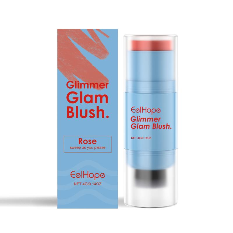 

Blush Stick Double-Ended Natural Long Lasting Expensive Color Brightening Matte Makeup Monochrome Creamy Lips Cheek Rouge Makeup