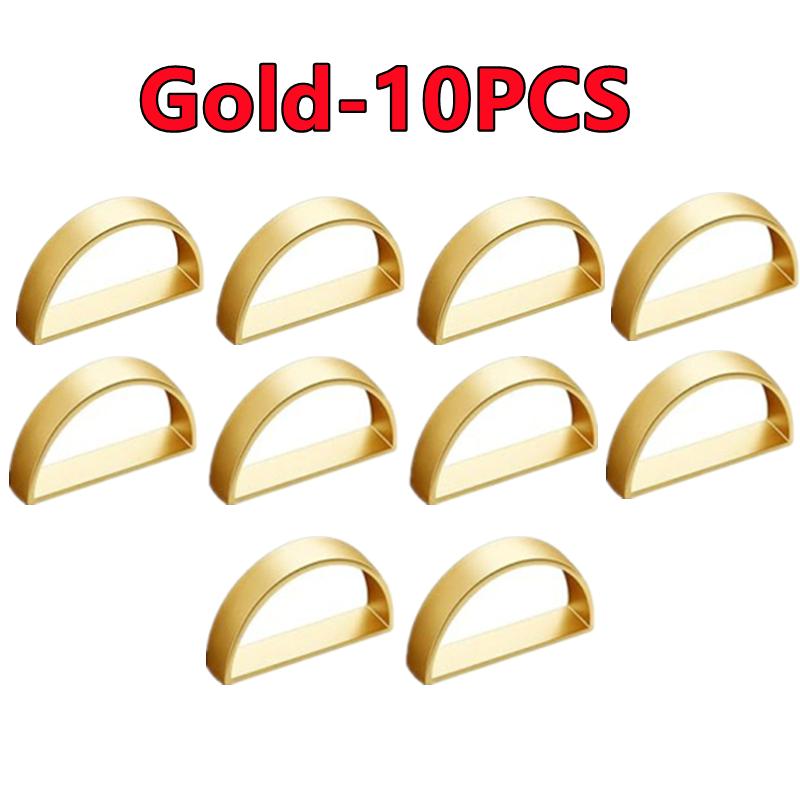 Najnowsze 12-2 szt. Metalowe Pierścienie na Serwetki w Kształcie Litery D Stojak na Serwetki Stołowe Dekoracja Stołu na Przyjęcie Urodzinowe Weselne Boże Narodzenie Kolację Pierścienie na Serwetki