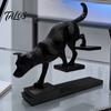 Talos 3D Printed Cat Dog Figurine, Stair Animal Sculpture, Cat/Dog Shape Stepping Artistic Desktop Ornament Gift